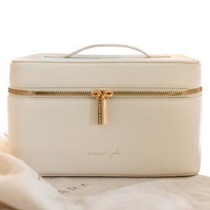 Samara x Jillian Harris makeup case, pearl white